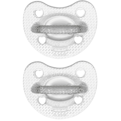 Chicco gommotto silicone crystal 6-16 mesi 2 pezzi