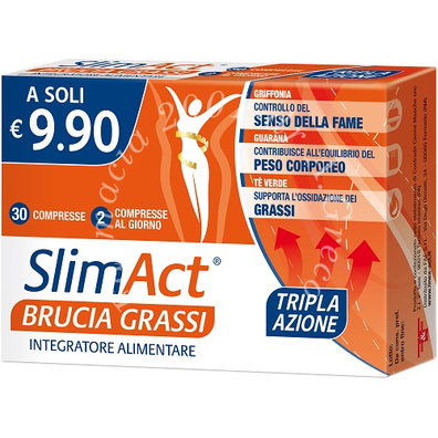 Slim act brucia grassi 30 compresse