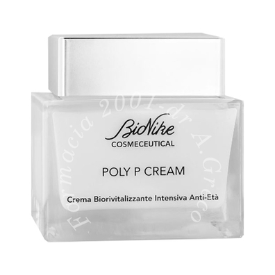 Cosmeceutical poly p cream crema biorivitalizzante intensiva anti-eta' 50 ml