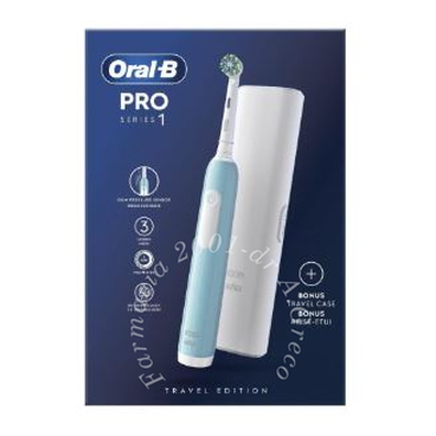 Oralb pro 1 blu spazzolino elettrico+tc