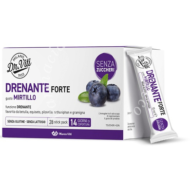 Dr viti drenante forte mirtillo 28 stick pack senza zuccheri