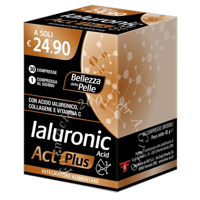 Ialuronic acid act plus 30 compresse divisibili