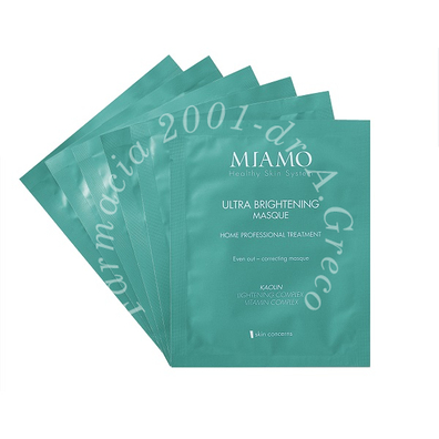 Miamo skin concerns ultra brightening masque box 6 pezzi