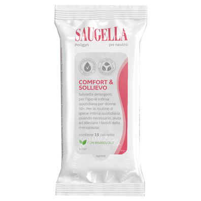 Saugella poligyn salviettine 15 pezzi