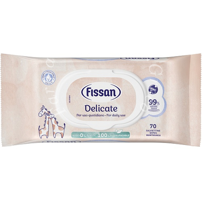 Fissan salviette delicate new 70 pezzi