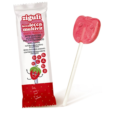 Ziguli multivit lecca lecca fragola 8,2 g