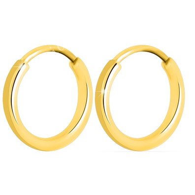 Mj post 506 orecchino definitivo medical jewels cerchietto gold