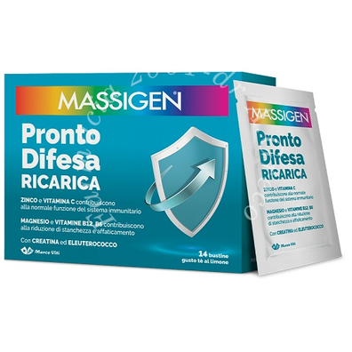 Massigen pronto difesa ricarica 14 bustine da 5 g