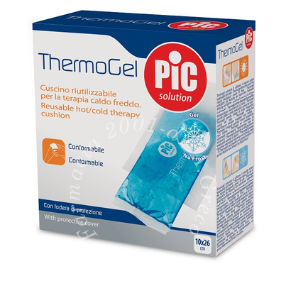 Cuscino thermogel 10x26 cm terapia caldo freddo con fodera itc