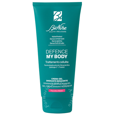 Defence my body trattamento cellulite crema-gel drenante riducente 75 ml