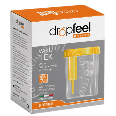 Contenitore urina dropfeel pharma sterile con provetta 120 ml