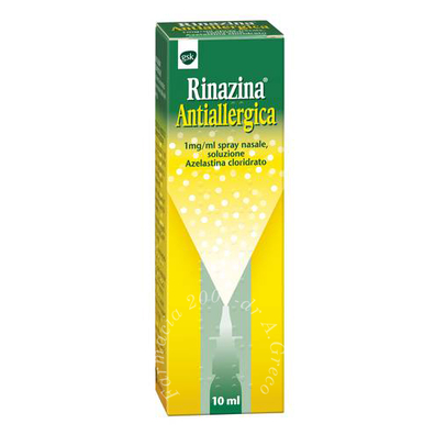 Rinazina antial 1 mg/ml spray nasale, soluzione flacone con nebulizzatore da 10 ml