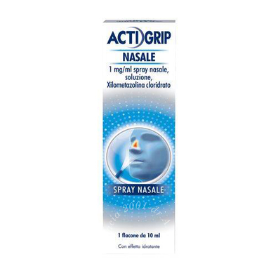 Actifed decongestionante lenitivo 1 mg/50 mg/ml spray nasale, soluzione  xilometazolina cloridrato/dexpantenolo 1  1 flacone hdpe da 10 ml