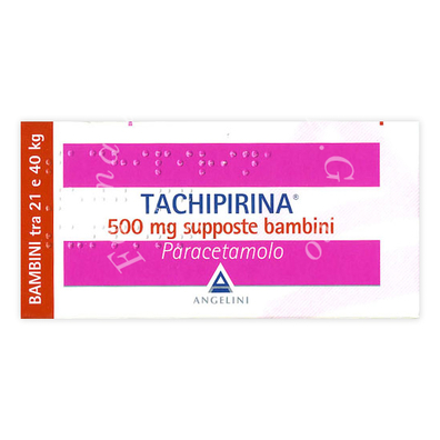 Tachipirina bambini 500 mg supposte 10 supposte
