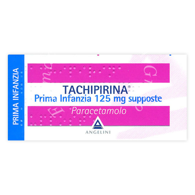 Tachipirina prima infanzia 125 mg supposte 10 supposte