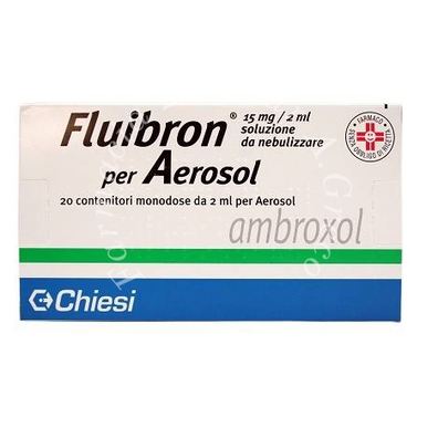 Fluibron 15 mg/2 ml soluzione da nebulizzare 20 contenitori monodose 2 ml