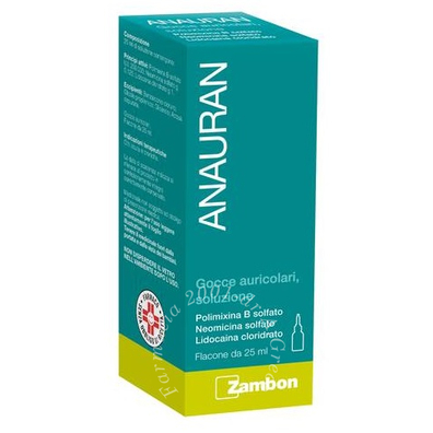 Anauran gocce auricolari, soluzione 1 flacone 25 ml