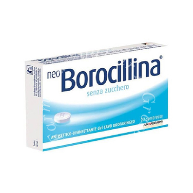Neoborocillina 1,2 mg + 20 mg pastiglie senza zucchero 20 pastiglie in blister pvc-pe-pvdc/al