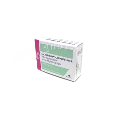 Tachipirina orosol 500 mg granulato gusto fragola e vaniglia 12 bustine in al