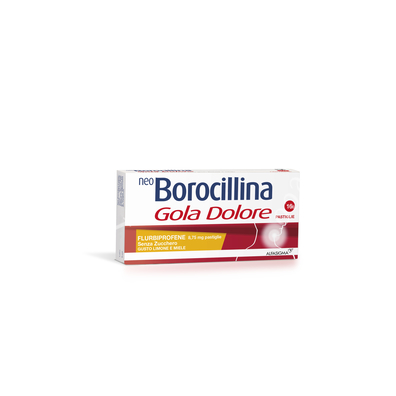 Neoboro golado 8,75 mg pastiglie senza zucchero gusto limone e miele 16 pastiglie