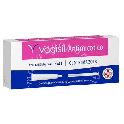 Vagisil antimicotico 2% crema vaginale 1 tubo in al da 30 g con 6 applicatori monouso