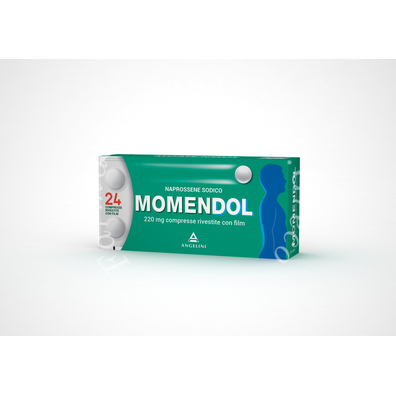 Momendol 220 mg compresse rivestite con film 24 compresse