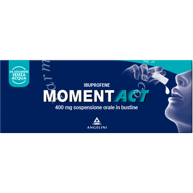 Momentact 400 mg sospensione orale in bustine 8 bustine pet/al/pe da 10 ml