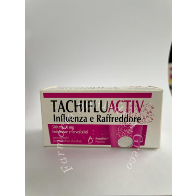 Tachifluactiv infl raffr 500 mg/60 mg compresse effervescenti 10 compresse in tubo pp