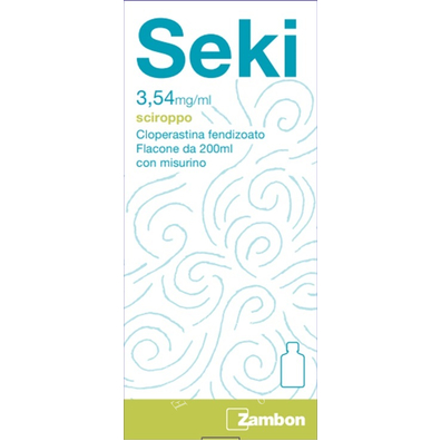 Seki 3,54 mg/ml sciroppo 1 flacone 200 ml con bicchiere dosatore