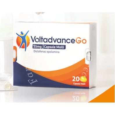 Voltadvancego 25 mg capsule molli 20 capsule in blister pvc/pe/pvdc/al
