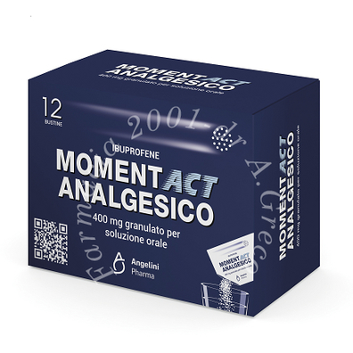 Momentact analgesico 400 mg granulato per soluzione orale 12 bustine