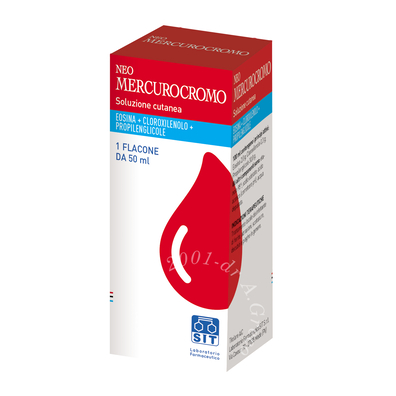 Neomercurocromo soluzione cutanea 1 flacone 50 ml