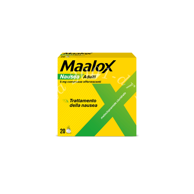 Maalox nausea 5 mg compresse effervescenti 20 compresse