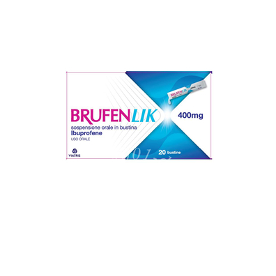 Brufenlik 400 mg sospensione orale in bustina 20 bustine in pet/al/pet/pe da 10 ml