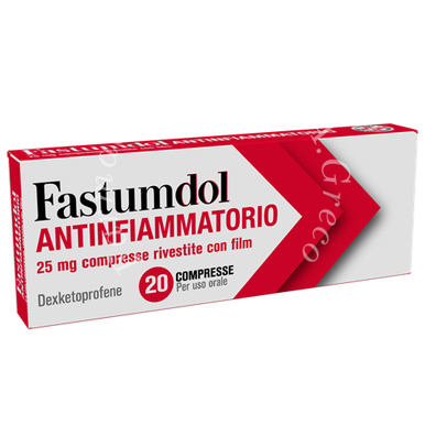 Fastumdol antinf 25 mg compresse rivestite con film 20 compresse in blister aclar/al