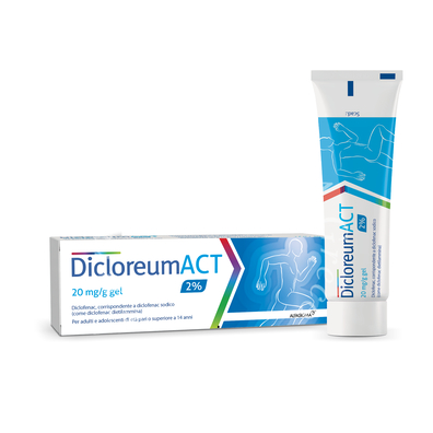 Dicloreumact 20 mg/g gel 1 tubo in pe/al/pe da 100 g