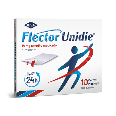 Flector unidie 14 mg cerotto medicato 10 cerotti in bustina carta/pe/al/eaa