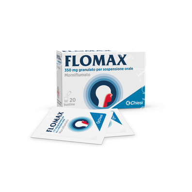 Flomax 350 mg granulato per sospensione orale 20 bustine in pe/ai/carta